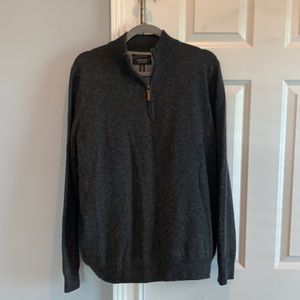 Quarter Zip Lightweight Cashmere Sweater
